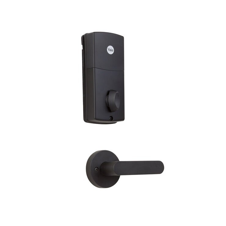 Cerradura YDD120 Gatillo Venecia, Manija San Carlos Negra — Imagen 2 de 4