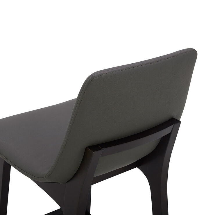 GilmanCreek Furniture, Set de 2 Bancos Altos de Piel Sintética — Imagen 3 de 4