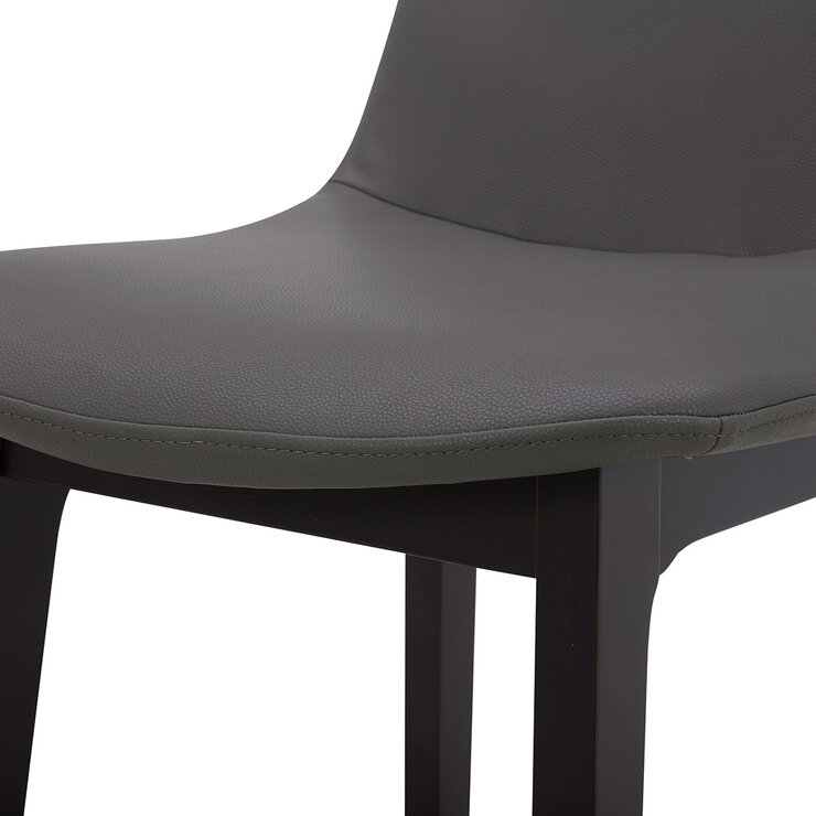 GilmanCreek Furniture, Set de 2 Bancos Altos de Piel Sintética — Imagen 4 de 4