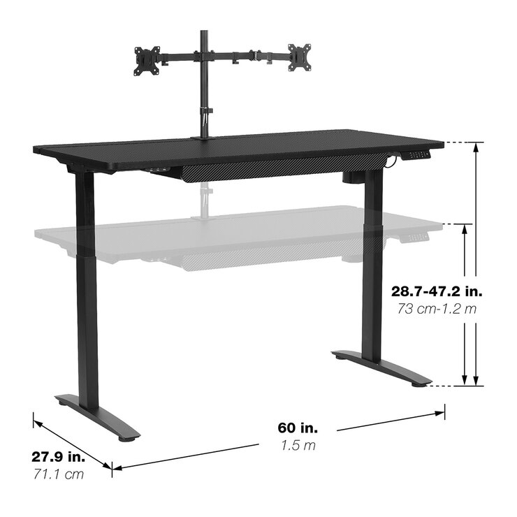 OSP Furniture, Escritorio de Juego Eléctrico — Imagen 2 de 4