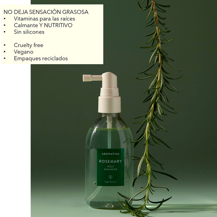 AROMATICA KIT Romero Shampoo, Exfoliador y Potenciador de raíces — Imagen 4 de 4