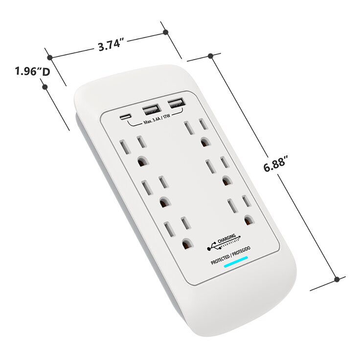 Charging Essentials, Juego de 2 Tomacorrientes de Pared — Imagen 2 de 4