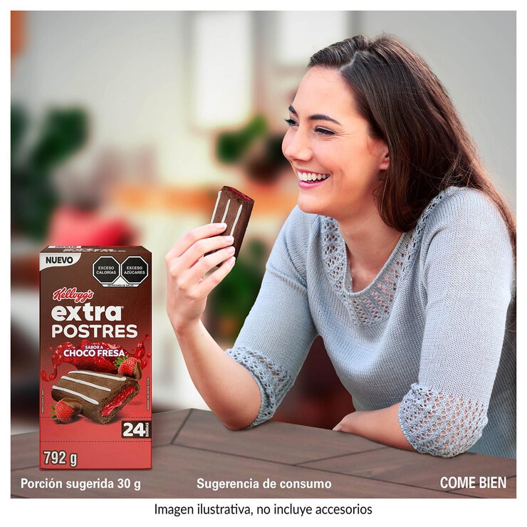 Kellogg's Barra Extra Postre Choco Fresa 792 g — Imagen 2 de 4