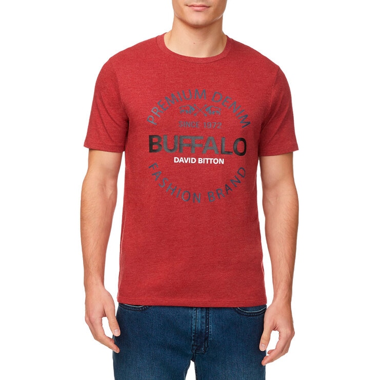 Buffalo David Bitton Playera para Caballero Varias Tallas y Colores — Imagen 3 de 4