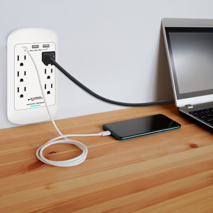 Charging Essentials, Juego de 2 Tomacorrientes de Pared — Imagen 4 de 4