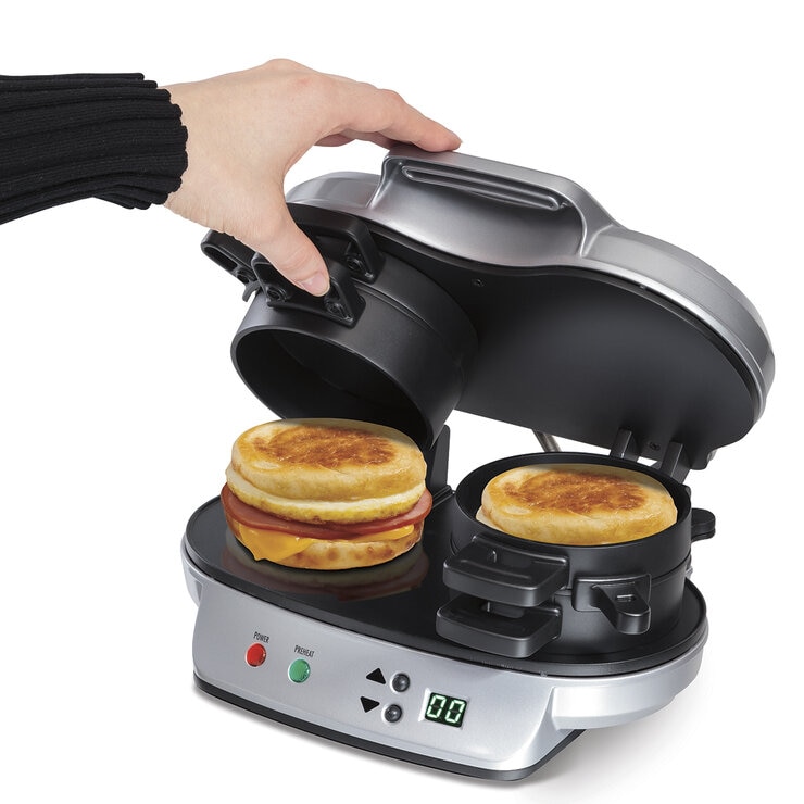 Hamilton Beach sandwichera doble para desayuno — Imagen 3 de 4