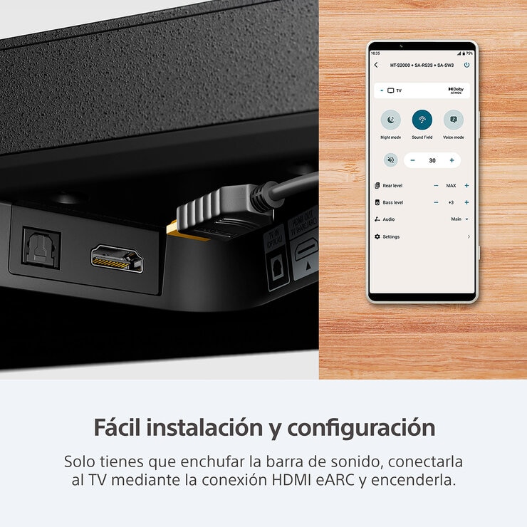 Sony Barra De Sonido de 3.1 Canales con Dolby Atmos/DTS:X — Imagen 4 de 4