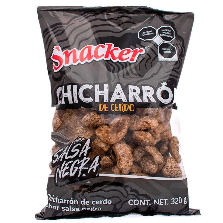 Snacker Chicharrón de Cerdo Salsa Negra 320 g — Imagen 1 de 4