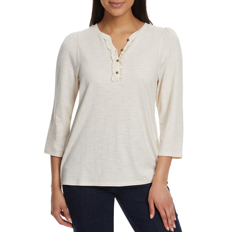 Gloria Vanderbilt Camisa para Dama Varias Tallas y Colores — Imagen 2 de 3