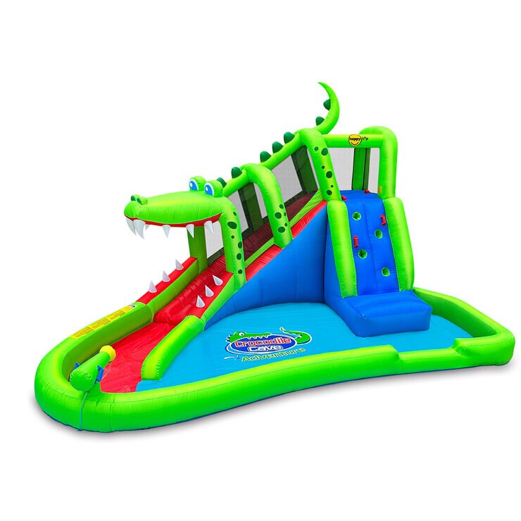 Happy Hop Tobogán Acuático Inflable de Cocodrilo  — Imagen 3 de 4