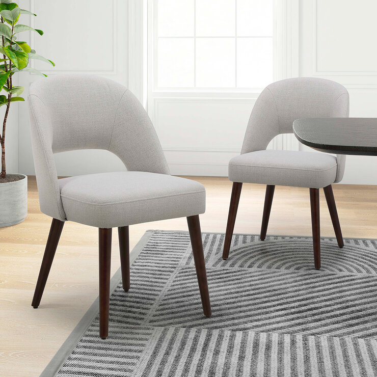 Gilmancreek Furniture, Lilah, Sillas de Comedor de Tela — Imagen 1 de 4