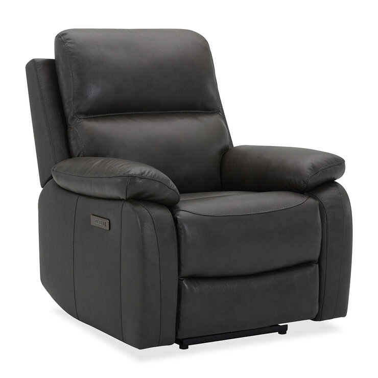 GilmanCreek Furniture, Sillón Reclinable de Piel con Sistema Eléctrico — Imagen 4 de 4