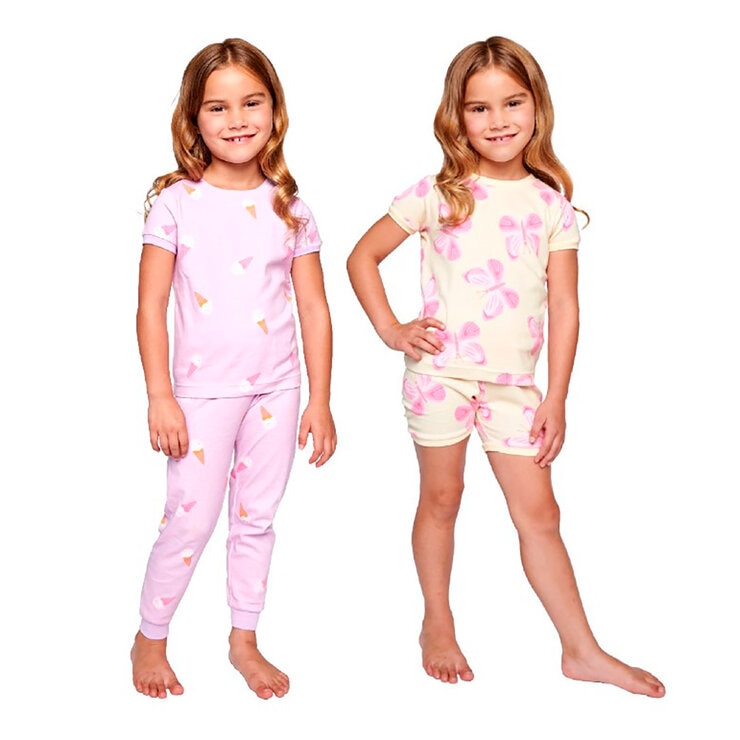 Pekkle Pijamas 4 piezas para Niños o Niñas Varias Tallas y Colores — Imagen 2 de 4