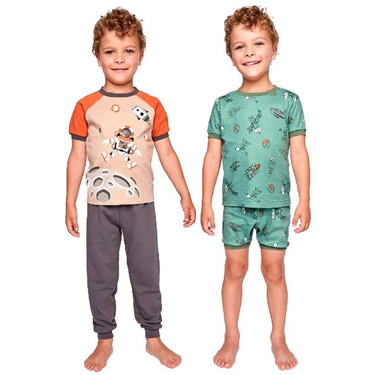 Pekkle Pijamas 4 piezas para Niños o Niñas Varias Tallas y Colores — Imagen 4 de 4