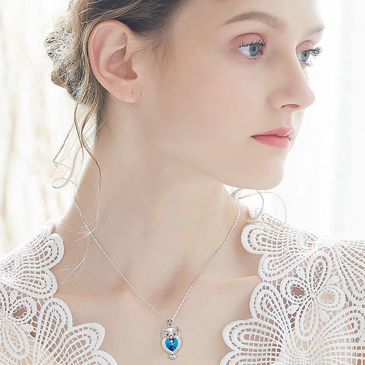 Mayfer, Dije de Búho con Cristal Austriaco — Imagen 4 de 4