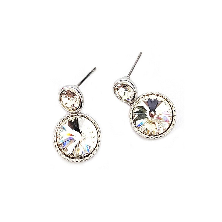 Aretes de la Colección PRAGA, en Aleación de Metal con Cristal Austríaco — Imagen 1 de 3
