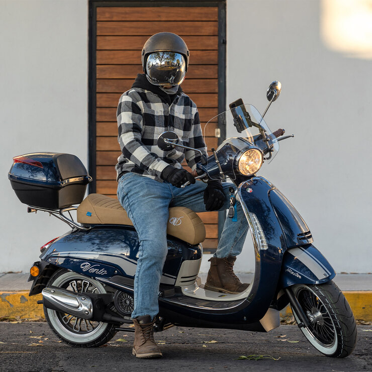 Vento Motocicleta Hispter 170cc Azul Brillante — Imagen 1 de 4