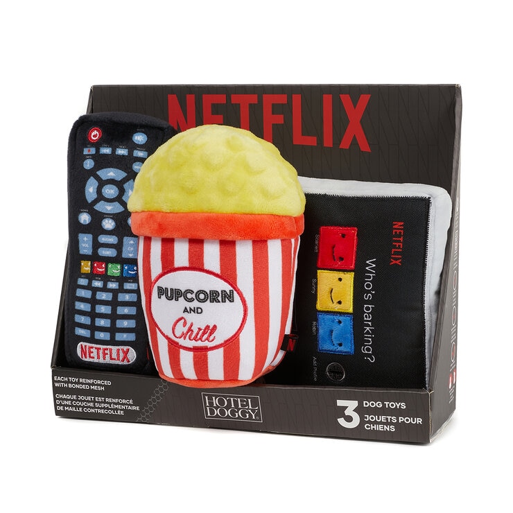 Hotel Doggy Juguete Para Perro Netflix 3 pzs — Imagen 1 de 4
