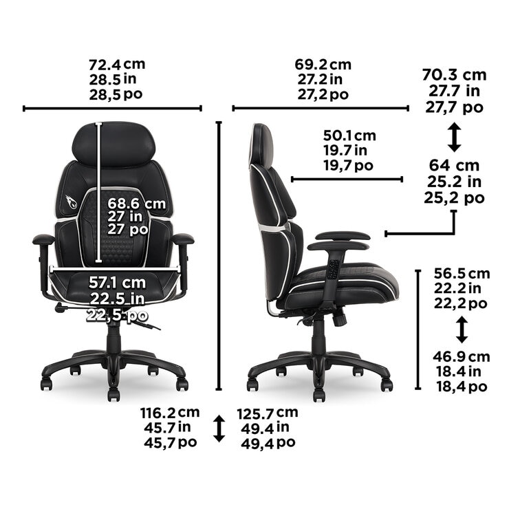 DPS, Silla para Videojuegos y Cabecera Ajustable — Imagen 2 de 4