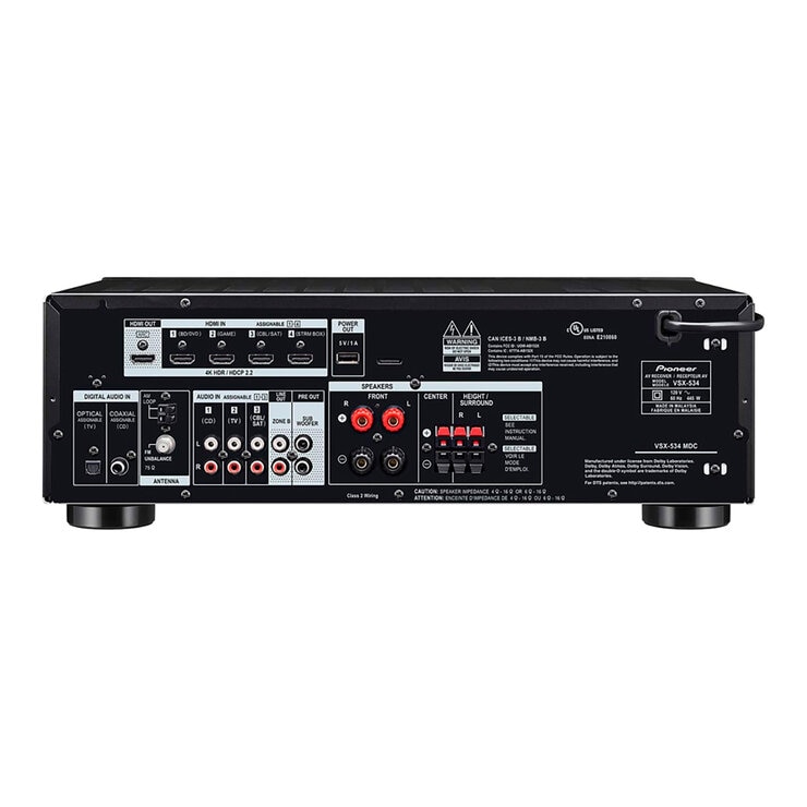 Klipsch Sistema de Audio 2 Torres, Subwoofer y Amplificador Pioneer — Imagen 3 de 4