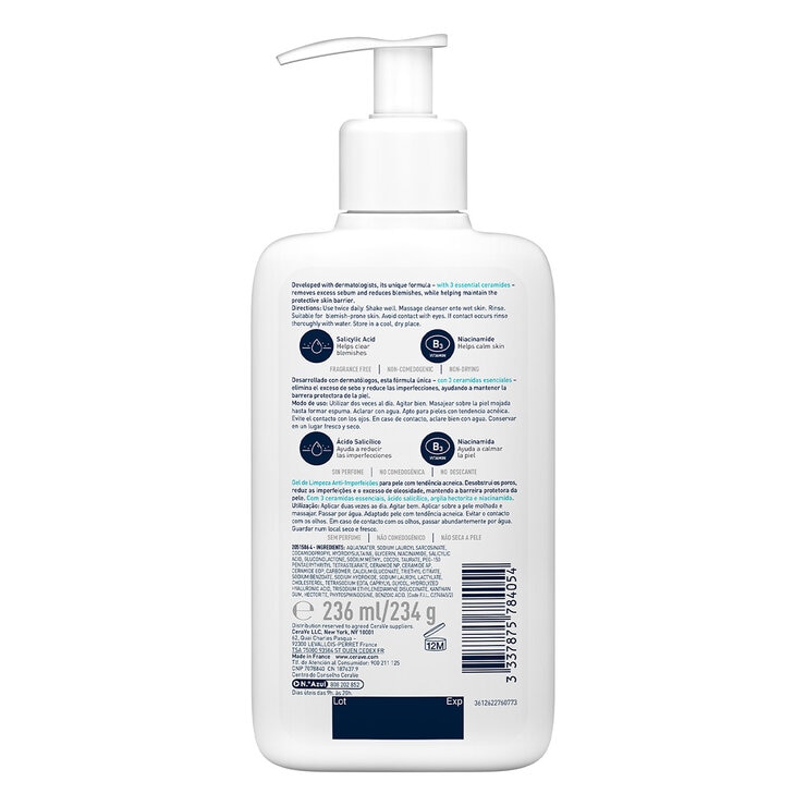 CeraVe Limpiador Control Imperfecciones 236 ml — Imagen 4 de 4
