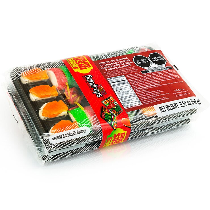 Raindrops Surtido de Gomitas y Caramelos en forma de Sushi  270 g — Imagen 3 de 3