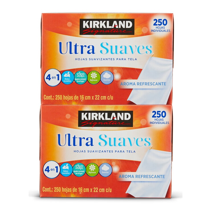 Kirkland Signature Hojas Suavizantes de Telas 500 piezas — Imagen 1 de 4