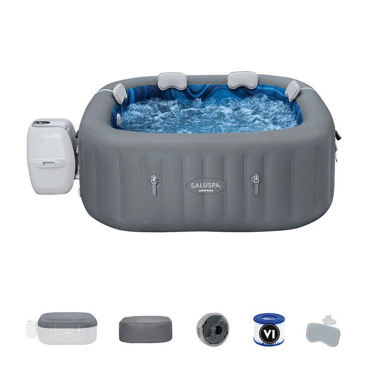 Saluspa Spa Inflable Coronado para 4 personas — Imagen 2 de 4