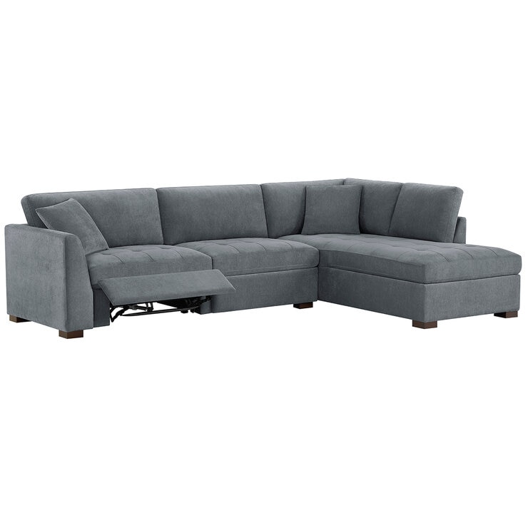 Thomasville, Sofá Seccional Tipo Chaise con Reposapiés Reclinable Eléctrico — Imagen 4 de 4