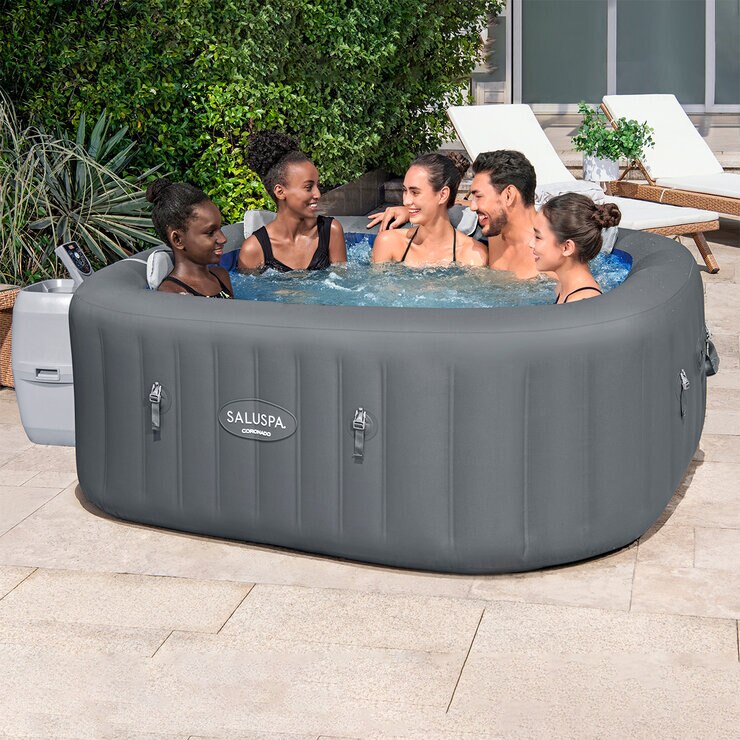 Saluspa Spa Inflable Coronado para 4 personas — Imagen 1 de 4