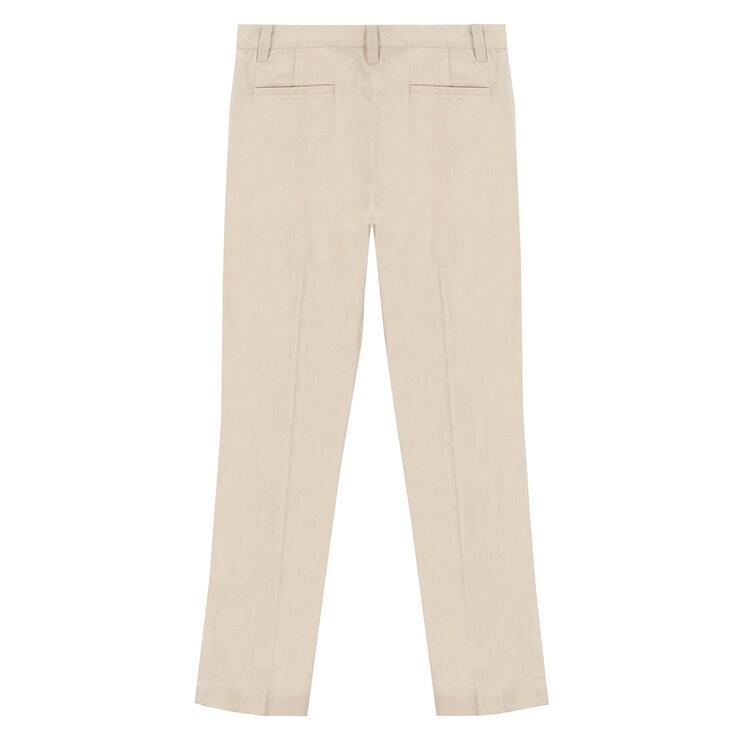 Palmerino, Pantalon, Para Caballero, De Lino, Color Crema, Modelo Monkey, Talla 30 — Imagen 2 de 2