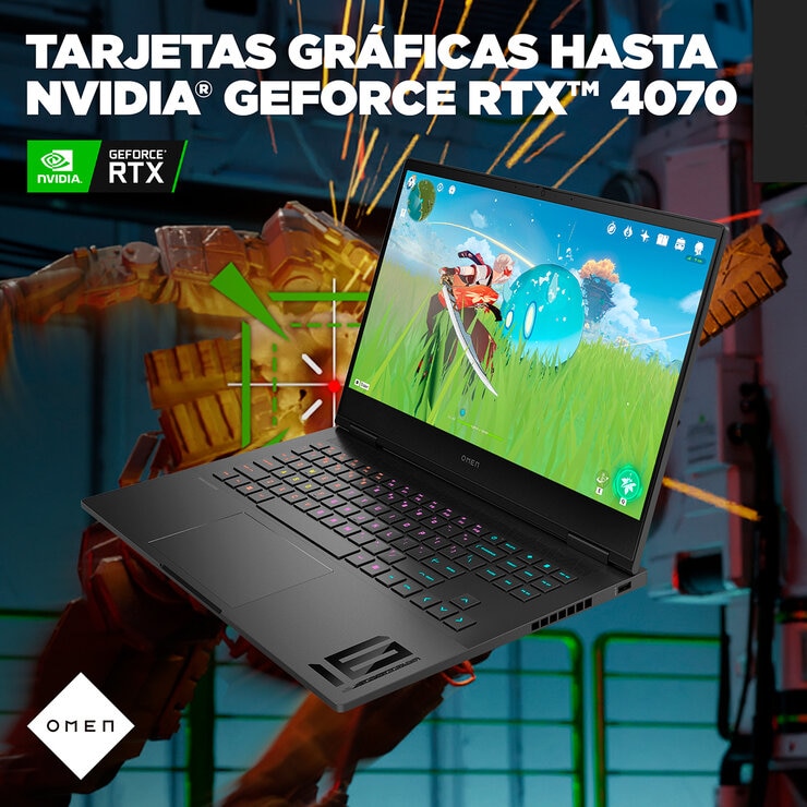 HP Omen Gaming 16-xf0000la Laptop 16.1" Full HD AMD Ryzen 9 16GB 1TB SSD — Imagen 3 de 4