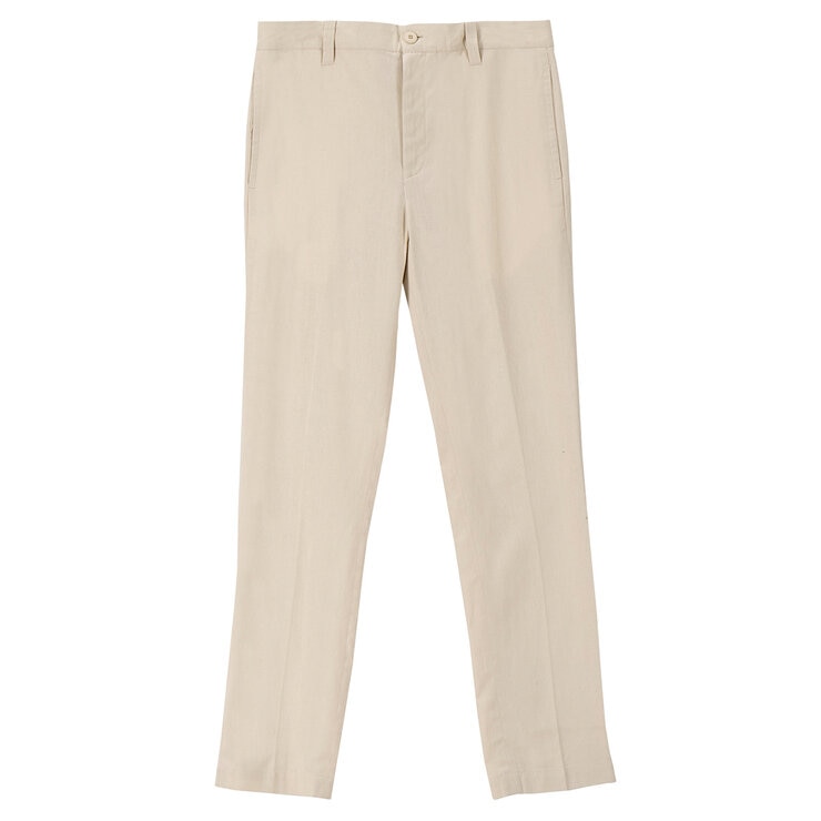 Palmerino, Pantalon, Para Caballero, De Lino, Color Crema, Modelo Monkey, Talla 30 — Imagen 1 de 2
