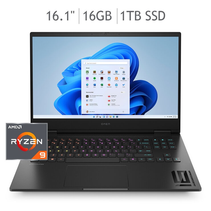 HP Omen Gaming 16-xf0000la Laptop 16.1" Full HD AMD Ryzen 9 16GB 1TB SSD — Imagen 1 de 4