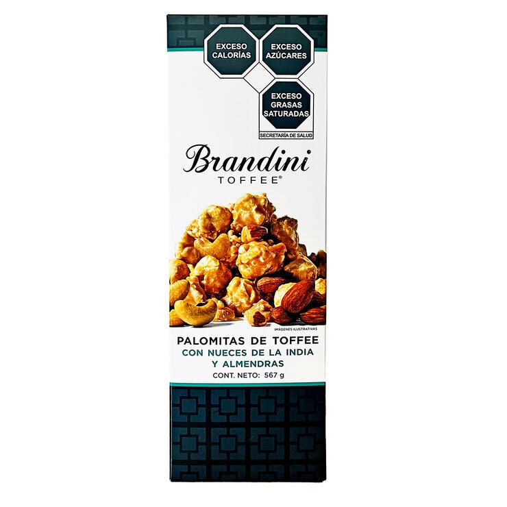 Brandini Palomitas de Toffee con Nueces de la India y Almendras 567 g — Imagen 1 de 3
