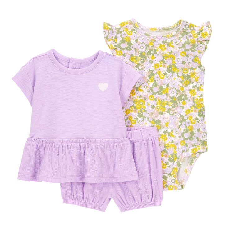 Carter's Conjunto de 3 piezas para Bebé Varias Tallas y Colores — Imagen 1 de 4