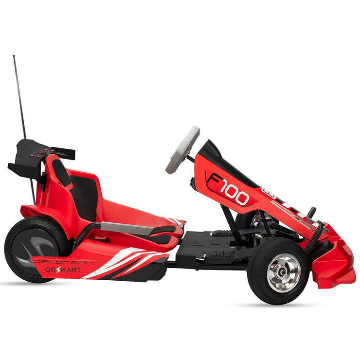 Delorean Go Kart Eléctrico Rojo — Imagen 3 de 4