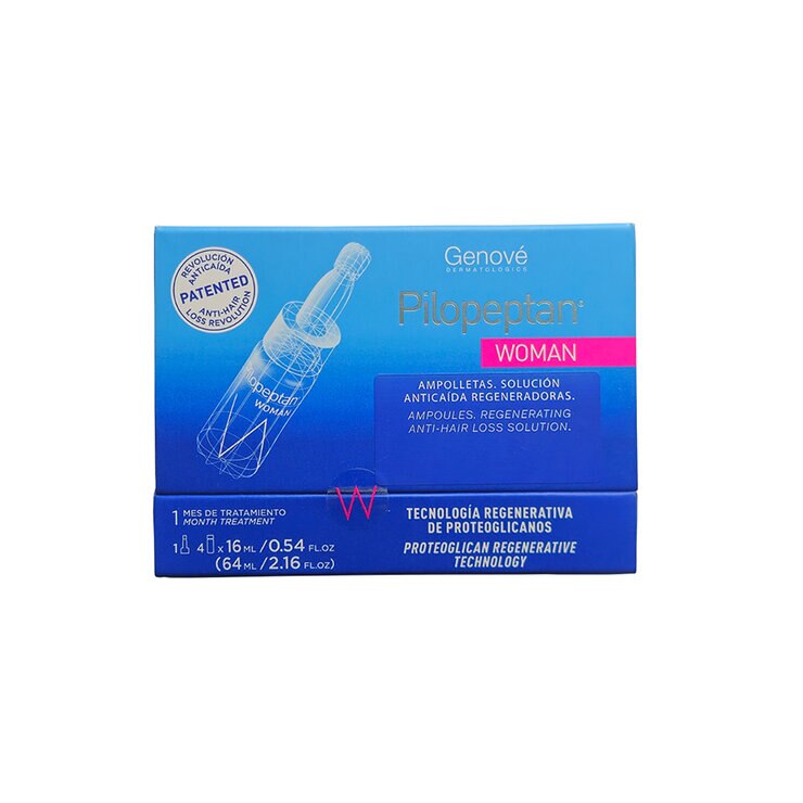 Pilopeptan Woman Proteokel c/4 Ampolletas 64 ml. — Imagen 1 de 3