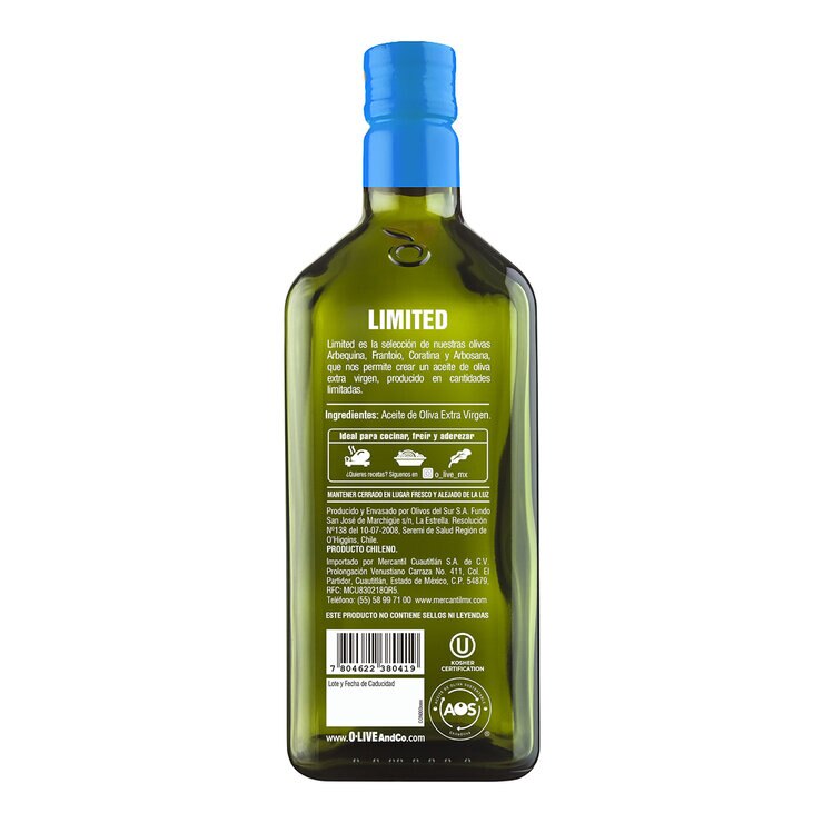 O-Live Aceite de Oliva Extra Virgen Limited 1 l — Imagen 3 de 4
