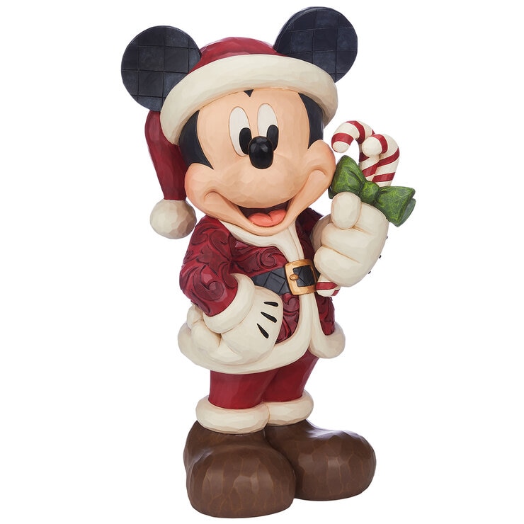 Jim Shore Estatua de Mickey Mouse con Bastón de Caramelo  — Imagen 2 de 3