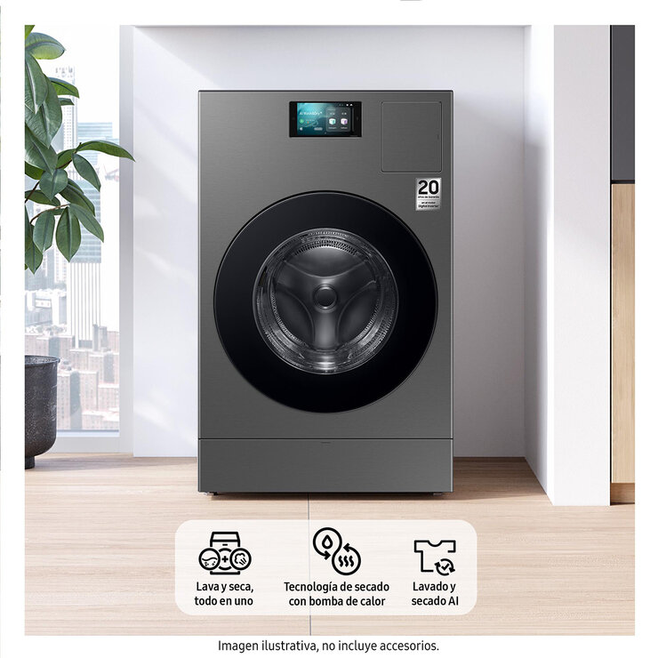 Samsung Lavasecadora 26KG/15KG Bespoke AI  — Imagen 2 de 4
