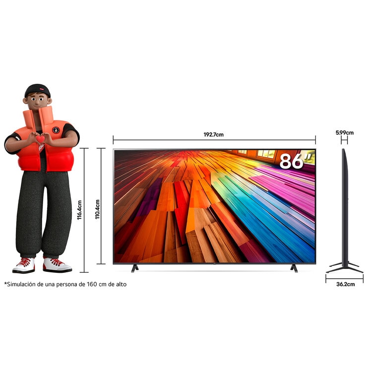 LG Pantalla 85" UHD 4K — Imagen 3 de 4