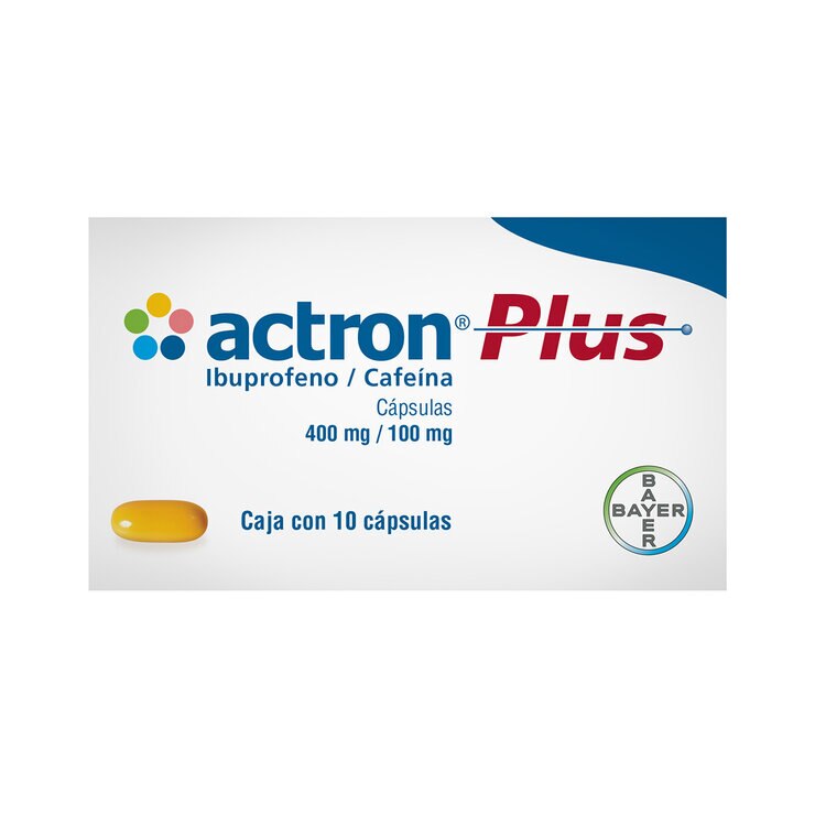 Actron Plus 400mg 10 cápsulas — Imagen 2 de 4