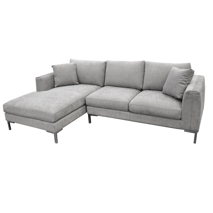 Muebles Liz, Parma, Sala Modular de 2 Piezas, Gris — Imagen 4 de 4