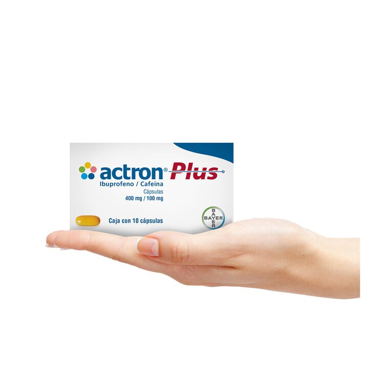 Actron Plus 400mg 10 cápsulas — Imagen 4 de 4
