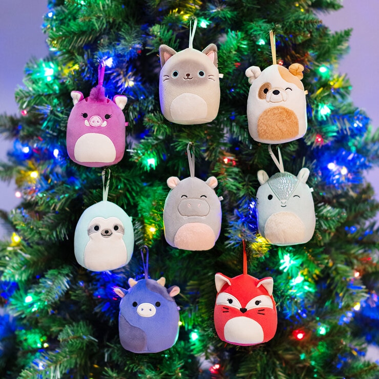 Squishmallows Ornamentos de Peluche 8 Piezas, Varios Modelos — Imagen 3 de 3