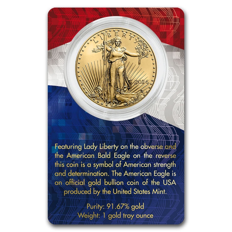 Moneda de  Oro 1 oz,  Águila Americana — Imagen 2 de 4
