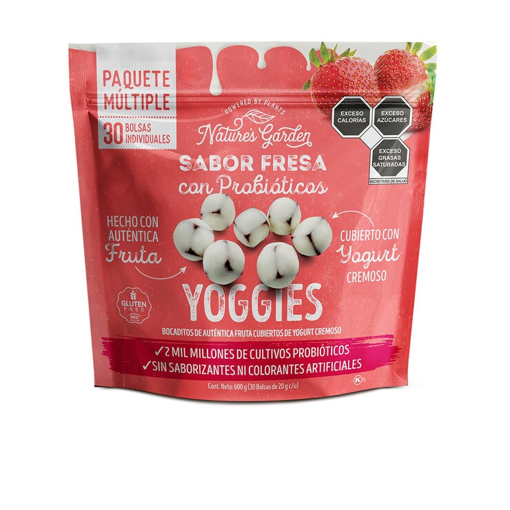 Natures Garden Yoggies de Fresa con Probióticos 600g — Imagen 1 de 3