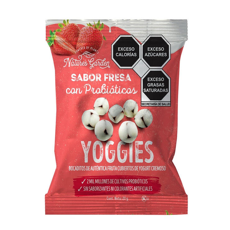 Natures Garden Yoggies de Fresa con Probióticos 600g — Imagen 3 de 3