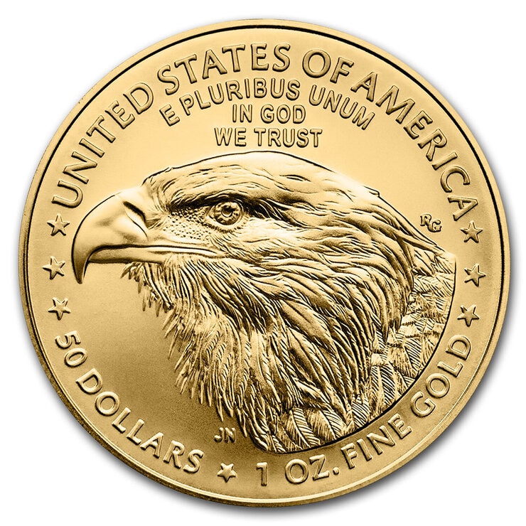 Moneda de  Oro 1 oz,  Águila Americana — Imagen 4 de 4